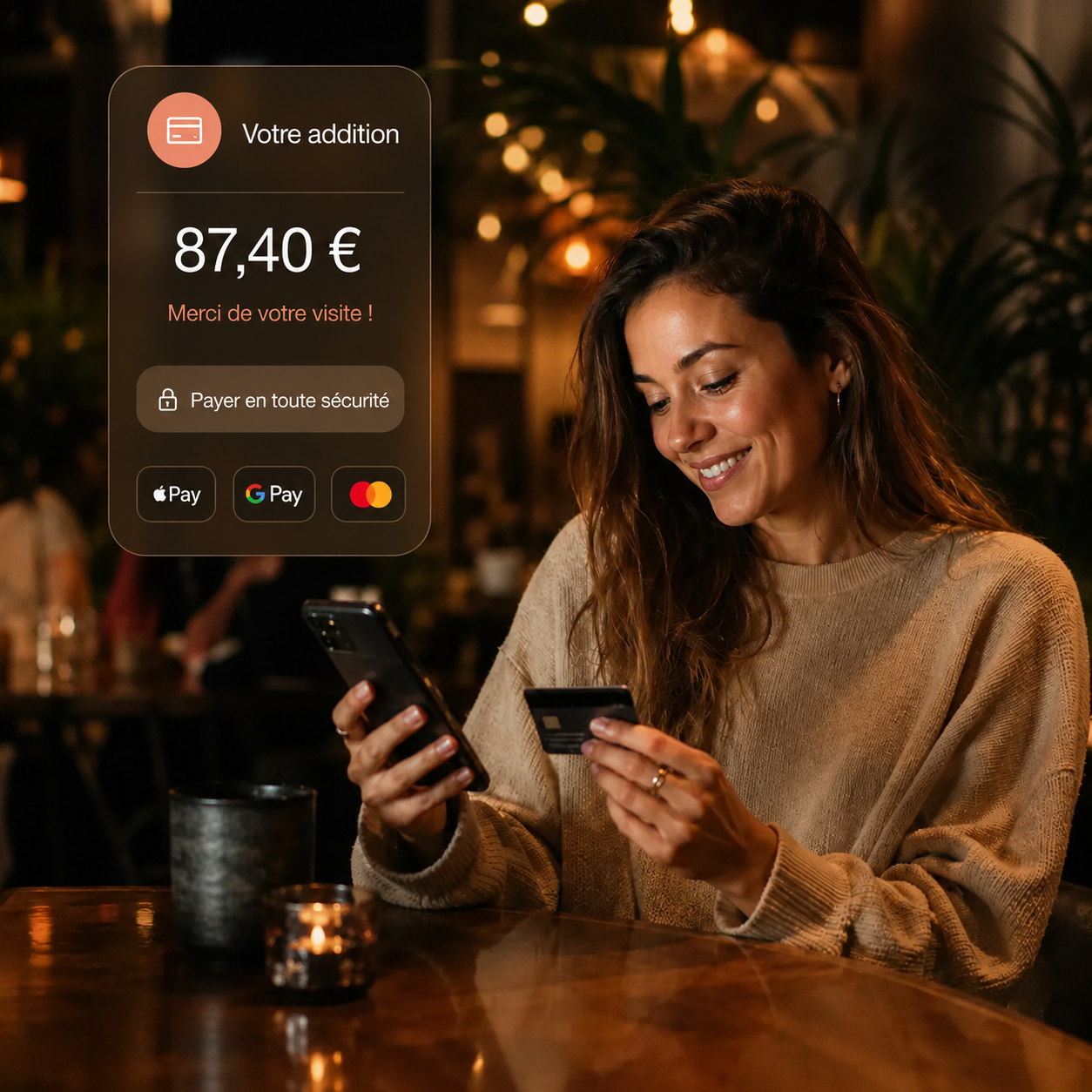 Restaurant and payment experience