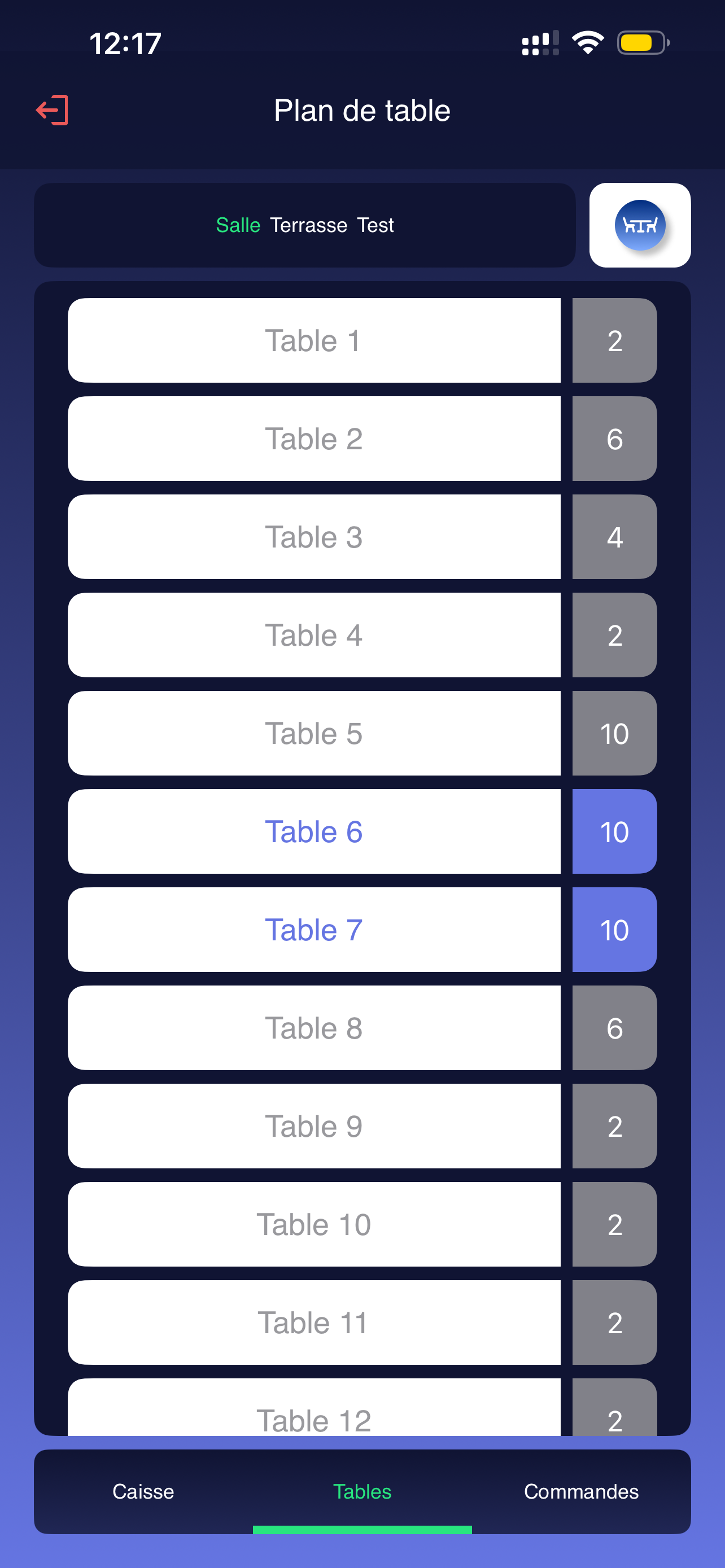 Application serveur